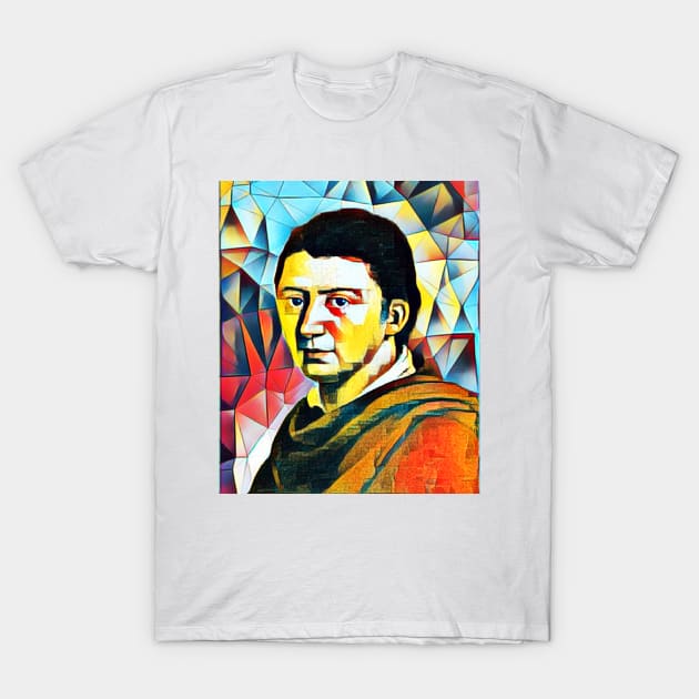 Friedrich Schlegel Abstract Portrait | Friedrich Schlegel 2 T-Shirt by JustLit